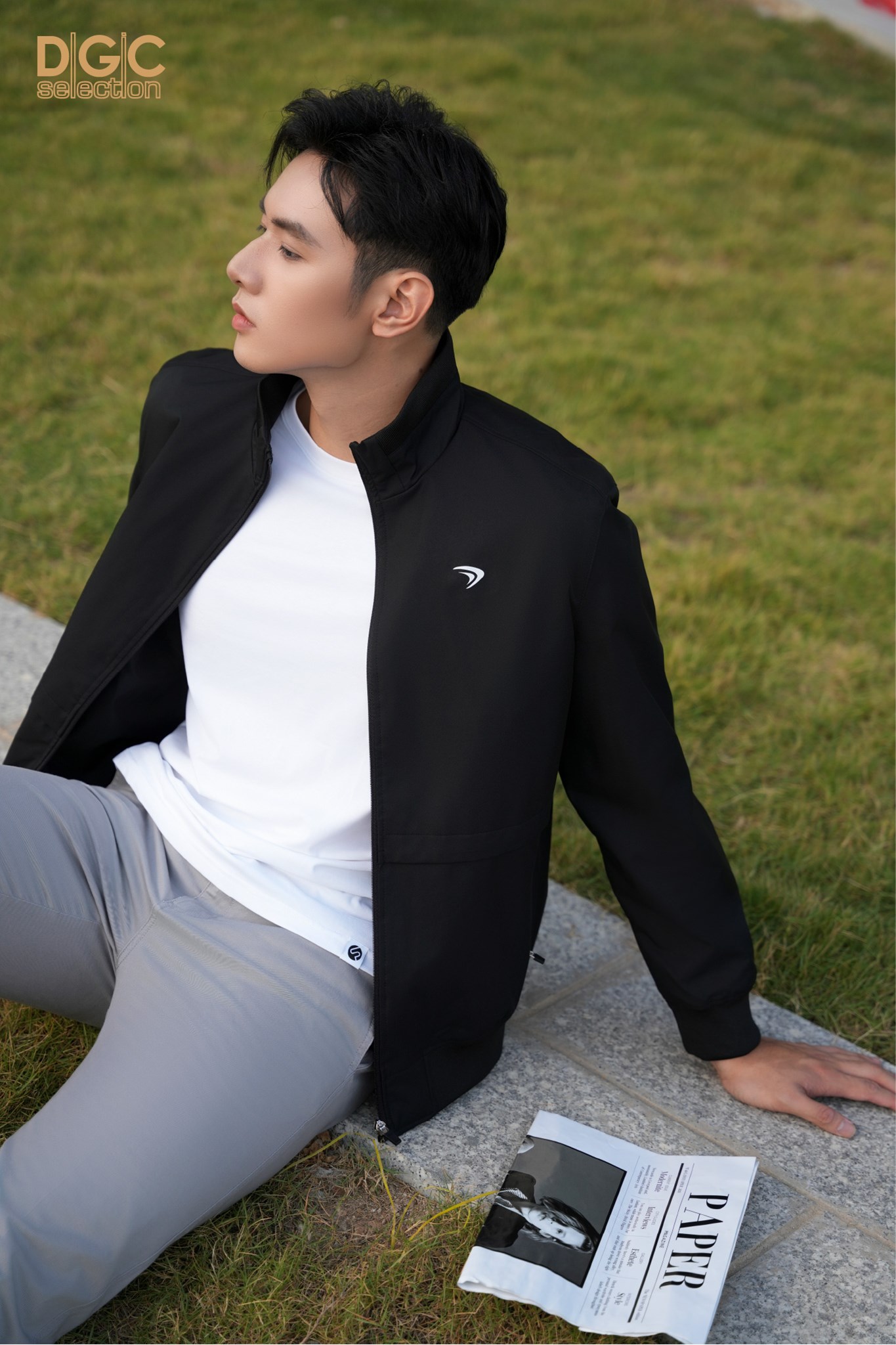 Ảnh của Áo bomber 2 lớp cổ đứng